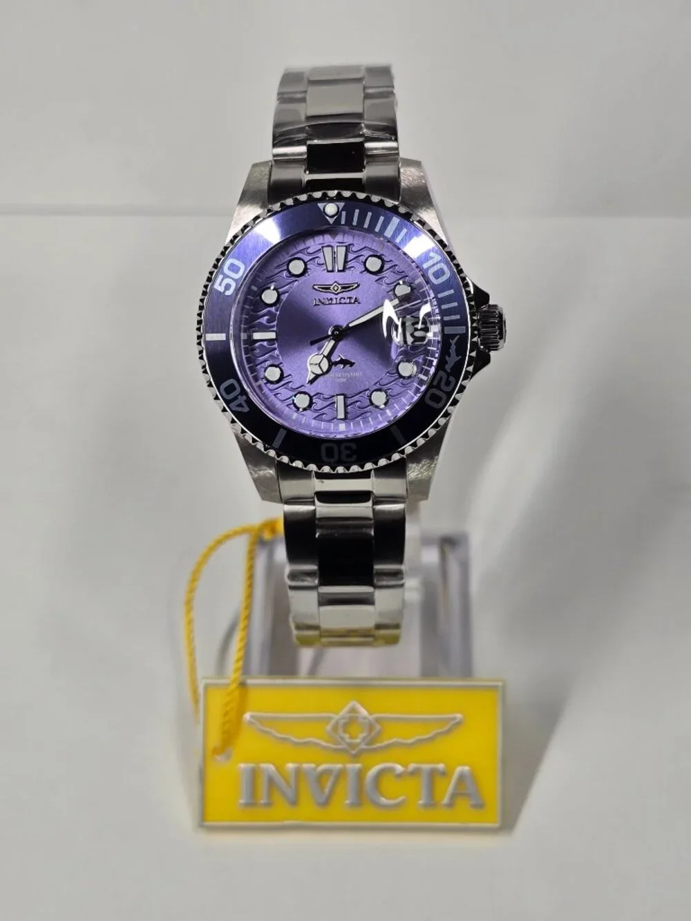 Invicta Pro Diver Women's Watch - 34mm, Steel, Purple (50917)